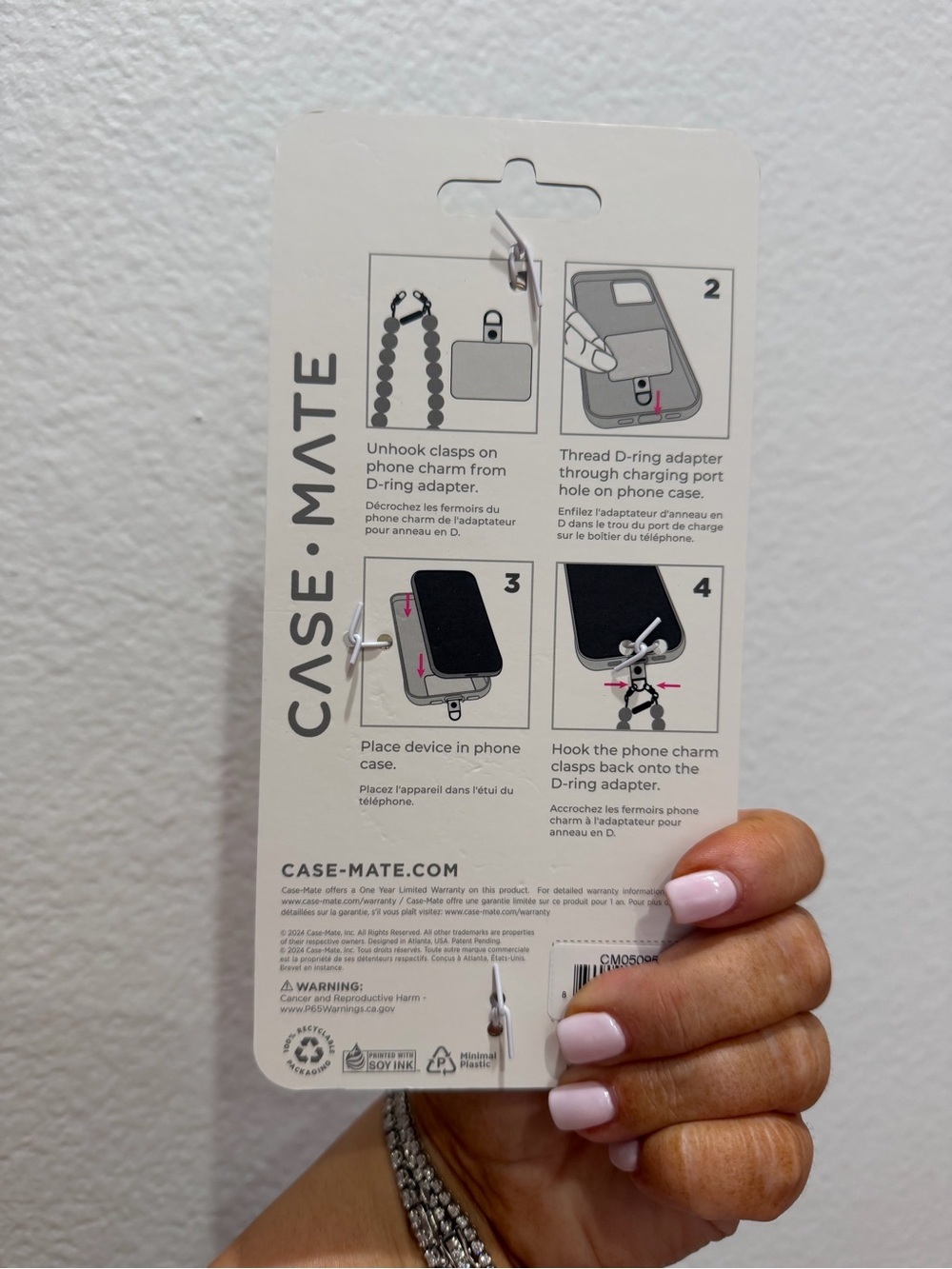 NEW CaseMate crystal pearl phone charm - Picture 10 of 10